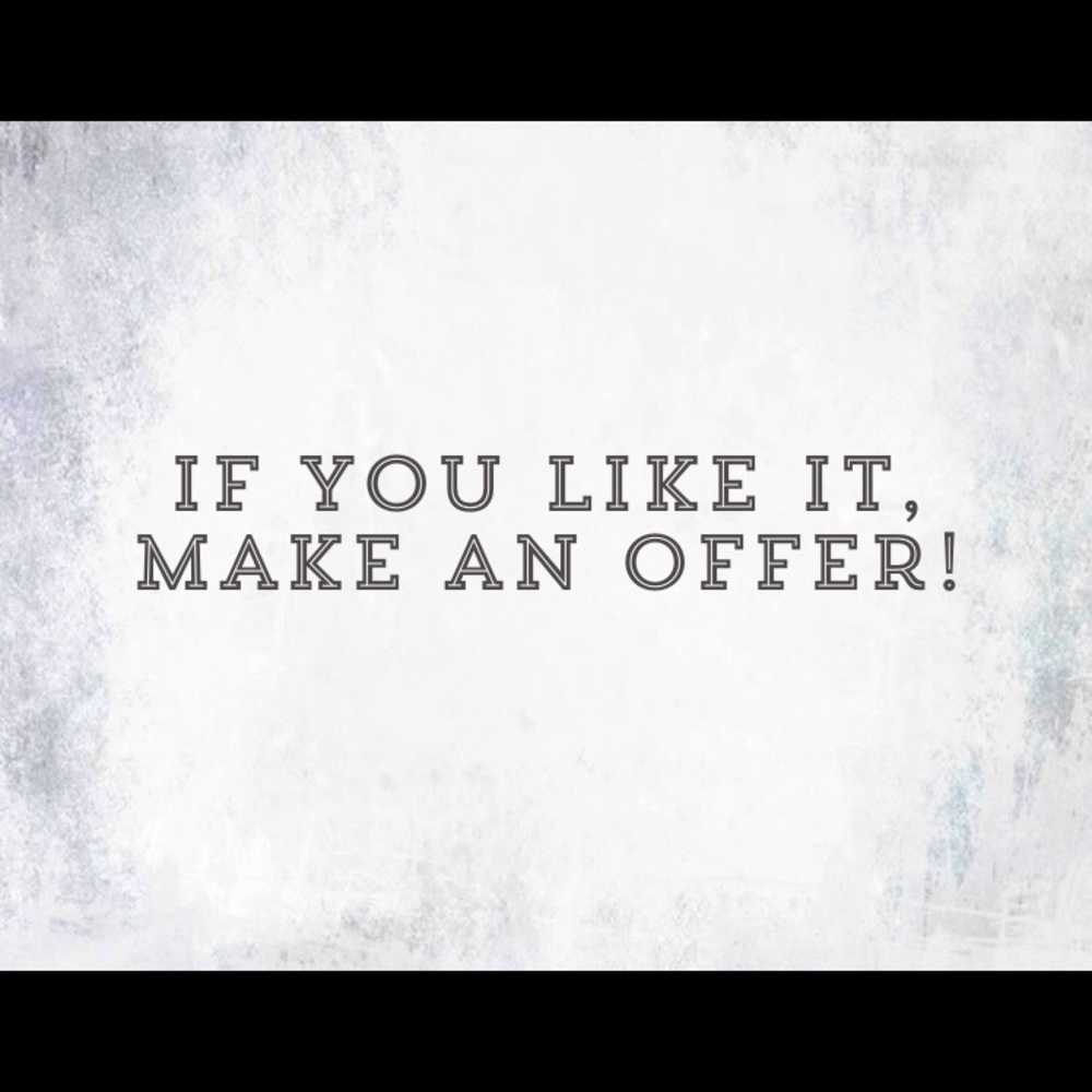 All offers will be considered!